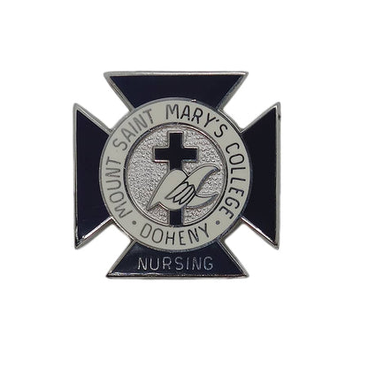 MOUNT SAINT MARY'S COLLEGE ブローチ NURSING 十字 スクール