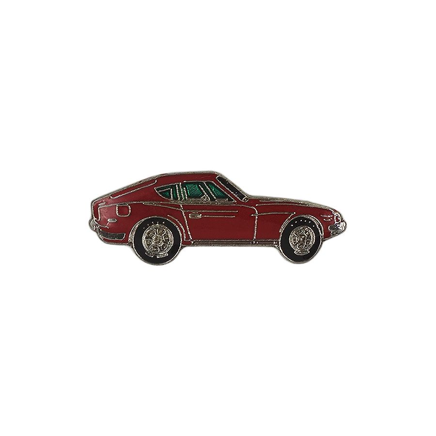 自動車 ピンズ 赤 スポーツカー 留め具付き