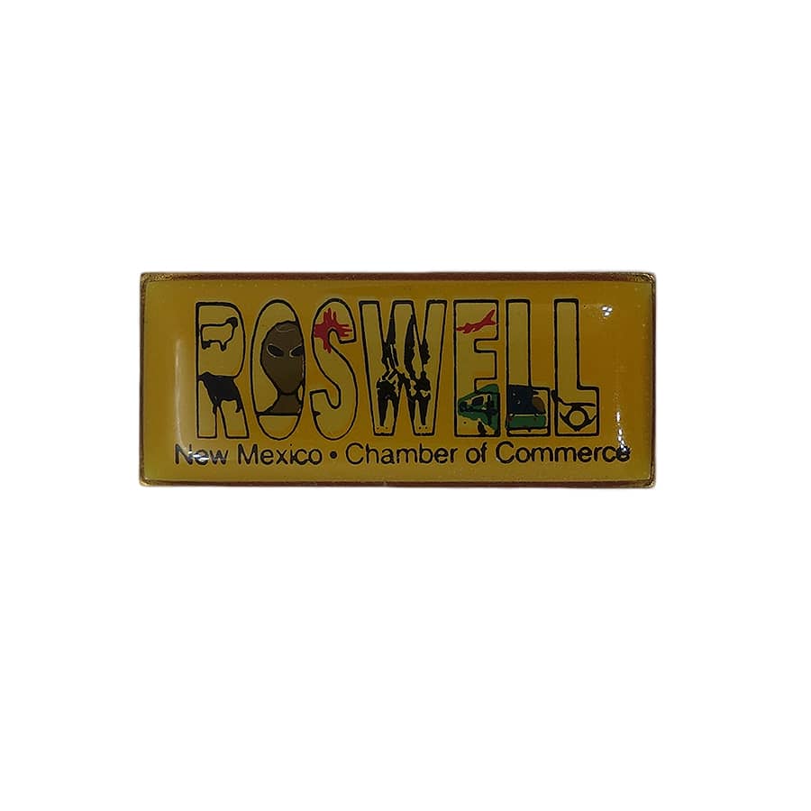 ROSWELL ロズウェル ビンテージ ピンズ Chamber of Commerce 留め具付き