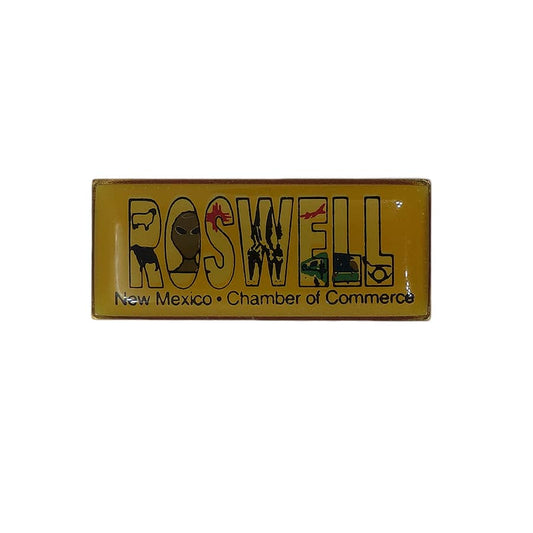 ROSWELL ロズウェル ビンテージ ピンズ Chamber of Commerce 留め具付き