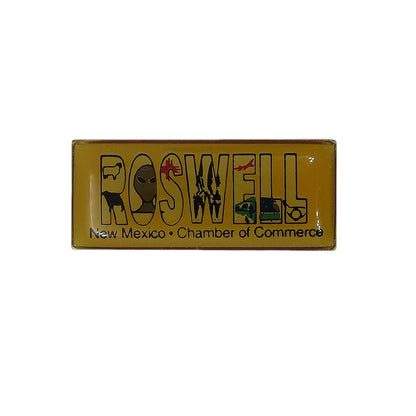ROSWELL ロズウェル ビンテージ ピンズ Chamber of Commerce 留め具付き