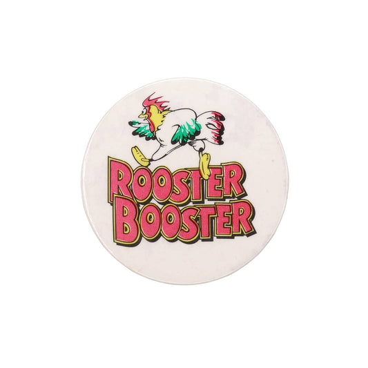 ROOSTER BOOSTER 缶バッジ バッチ 走るニワトリ