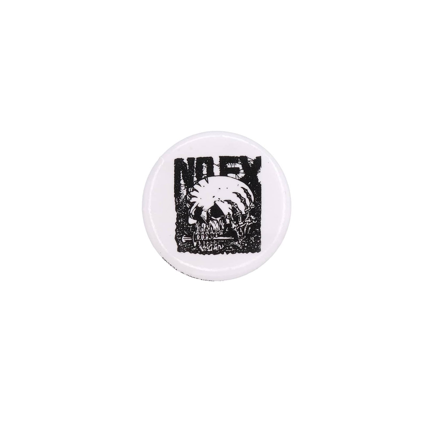 NOFX ノーエフエックス 缶バッジ バッチ パンクロックバンド 骸骨