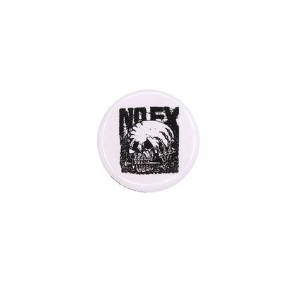 NOFX ノーエフエックス 缶バッジ バッチ パンクロックバンド 骸骨