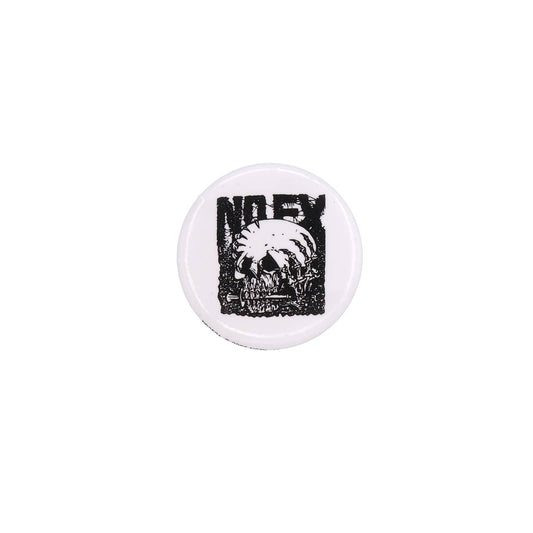 NOFX ノーエフエックス 缶バッジ バッチ パンクロックバンド 骸骨