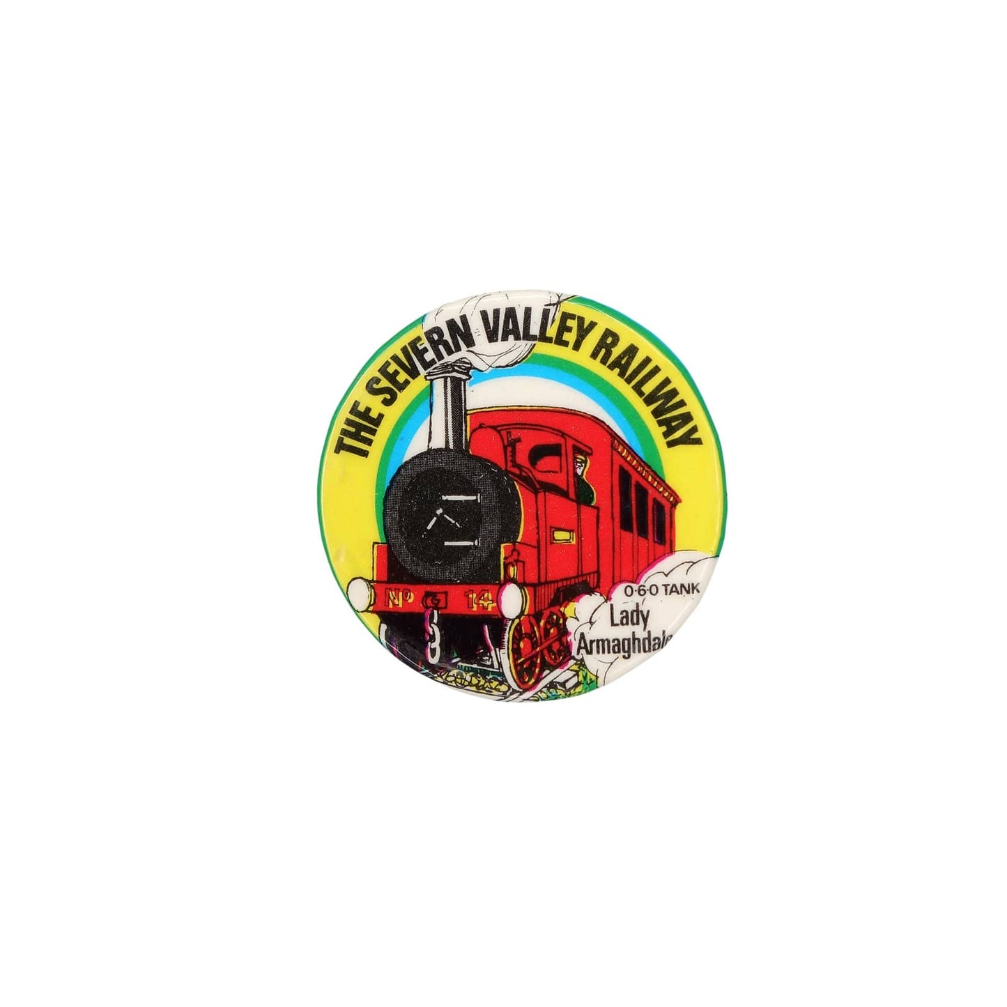 THE SEVERN VALLEY RAILWAY タンク機関車 缶バッジ バッチ