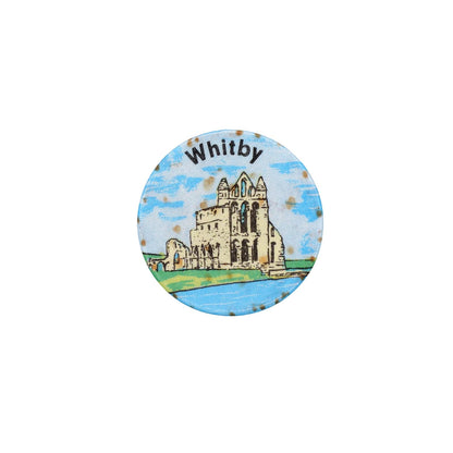 Whitby ウィットビー修道院 缶バッジ バッチ