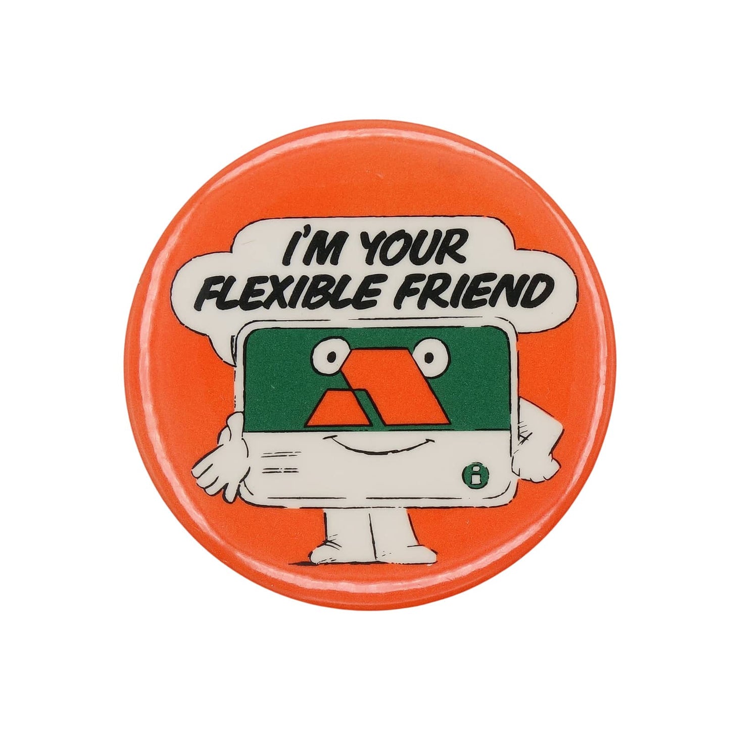 Access I'M YOUR FLEXIBLE FRIEND 缶バッジ バッチ キャラクター