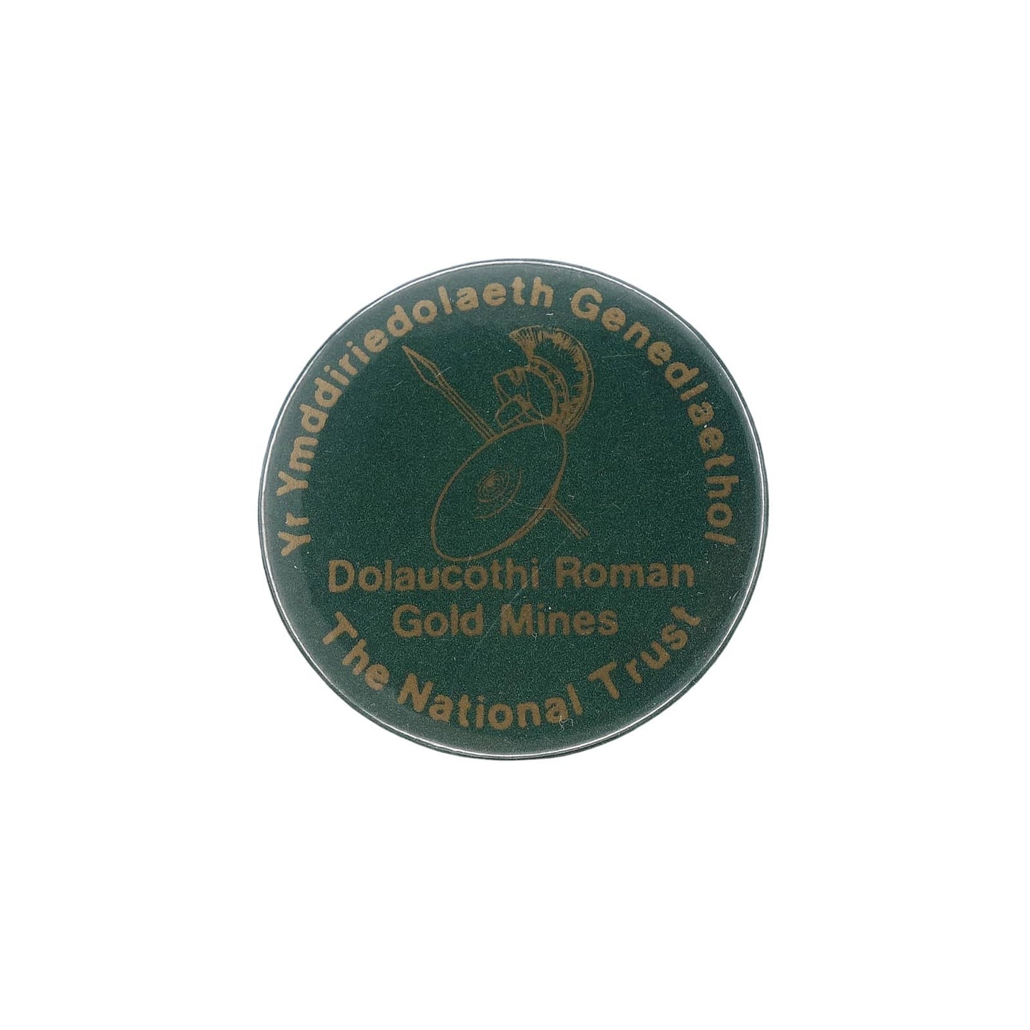 The National Trust 缶バッジ Dolaucothi Gold Mines 金鉱山 ローマ兵