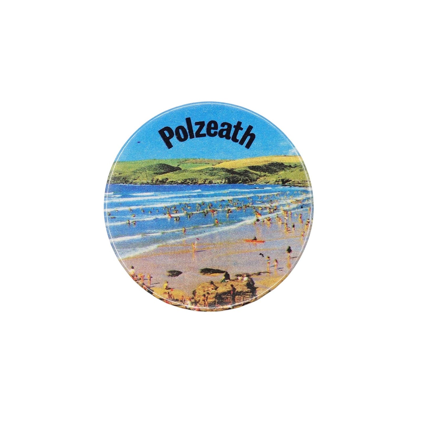 Polzeath ポルツェス 缶バッジ イギリス 地域 バッチ