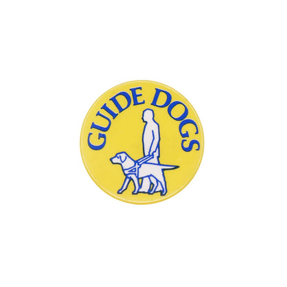 GUIDE DOGS 盲導犬 缶バッジ 缶バッチ