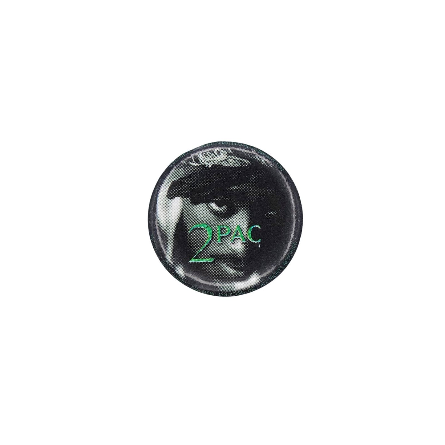 2PAC トゥーパック 缶バッジ バッチ ヒップホップMC