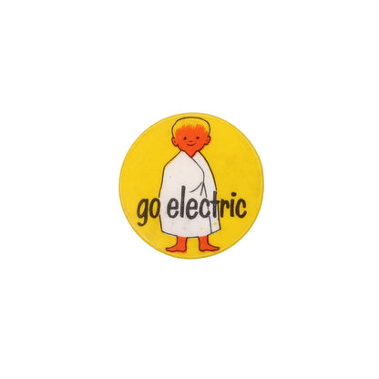 go electric 缶バッジ バッチ 子供のキャラクター