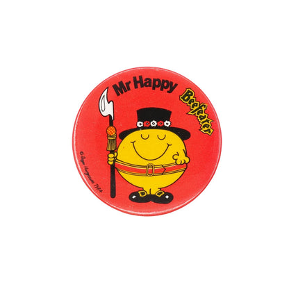 Beefeater 缶バッジ キャラクター バッチ Mr Happy 1984