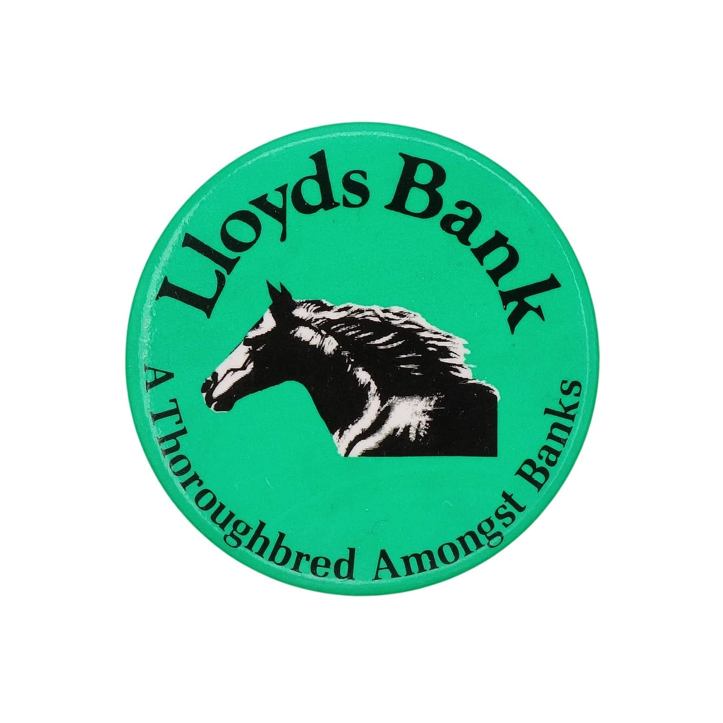 英国 ロイズ銀行 Lloyds Bank 缶バッジ バッチ 馬