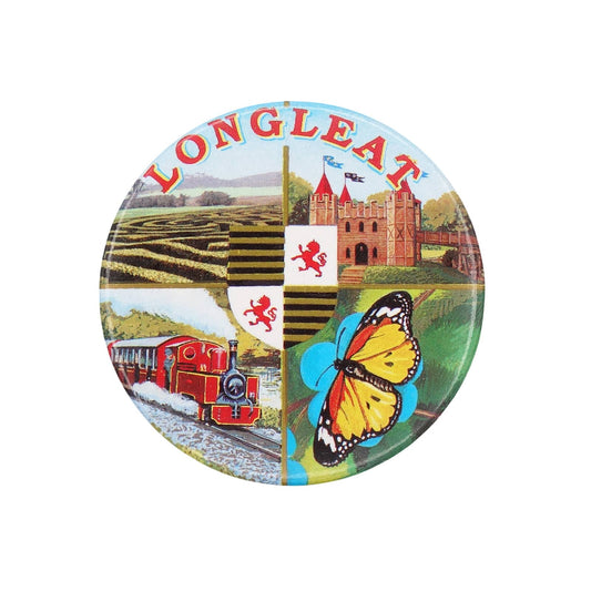 イギリス LONGLEAT ロングリート 缶バッジ バッチ