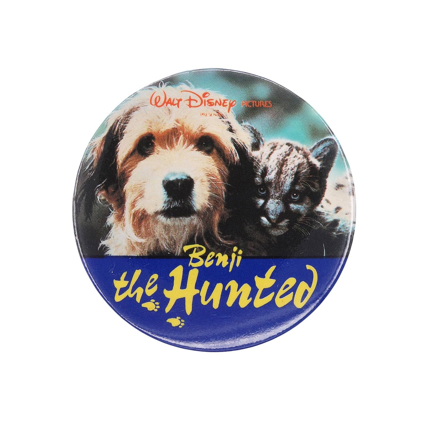 80's映画 がんばれ!がんばれ!ベンジー 缶バッジ バッチ Walt Disney Pictures