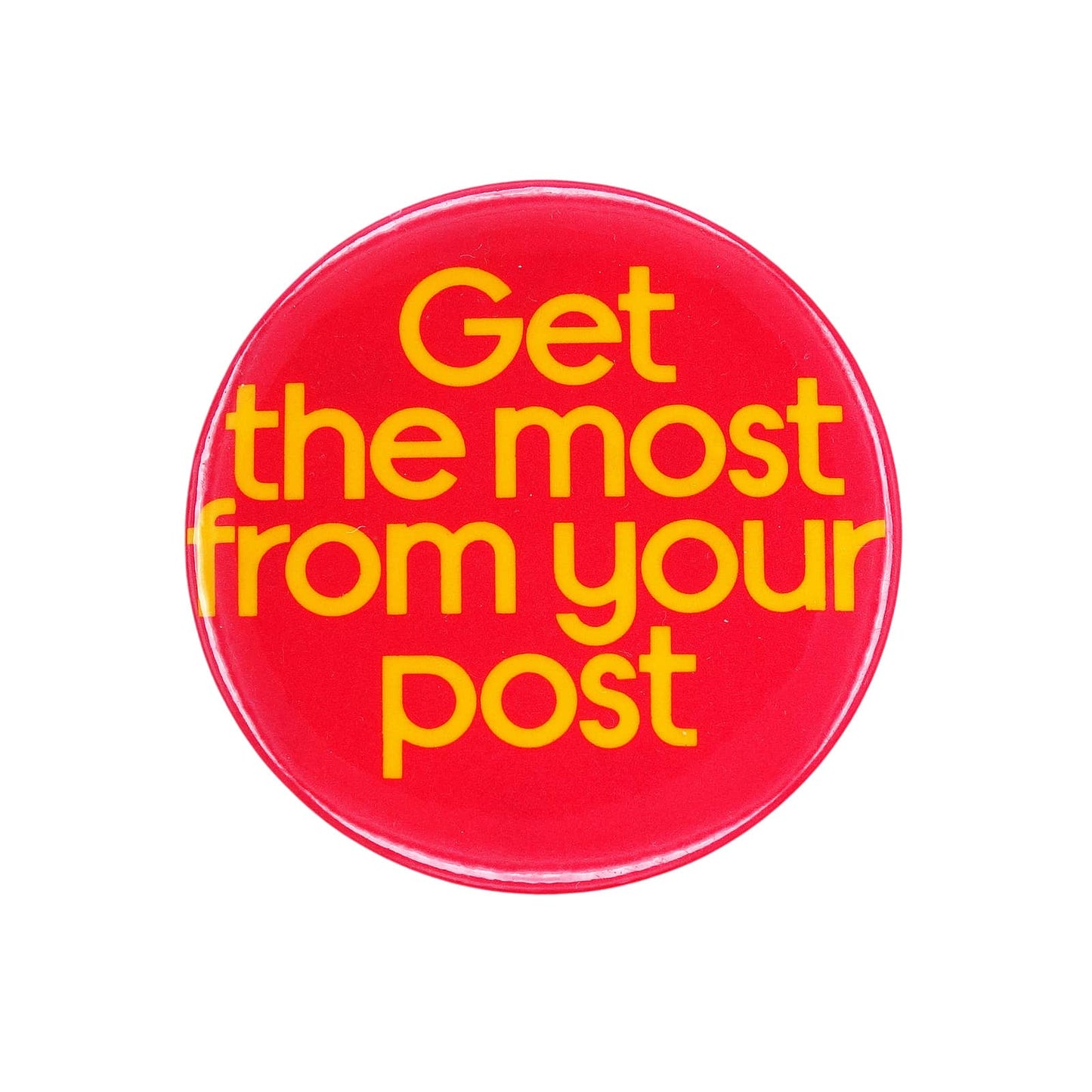 Get the most from your post 缶バッジ バッチ 英語 メッセージ
