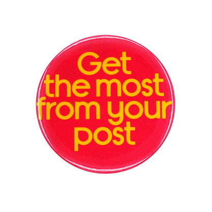 Get the most from your post 缶バッジ バッチ 英語 メッセージ