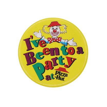 ピザハット 旧ロゴ I've Been to a Party at Pizza Hut. 缶バッジ バッチ ピエロ