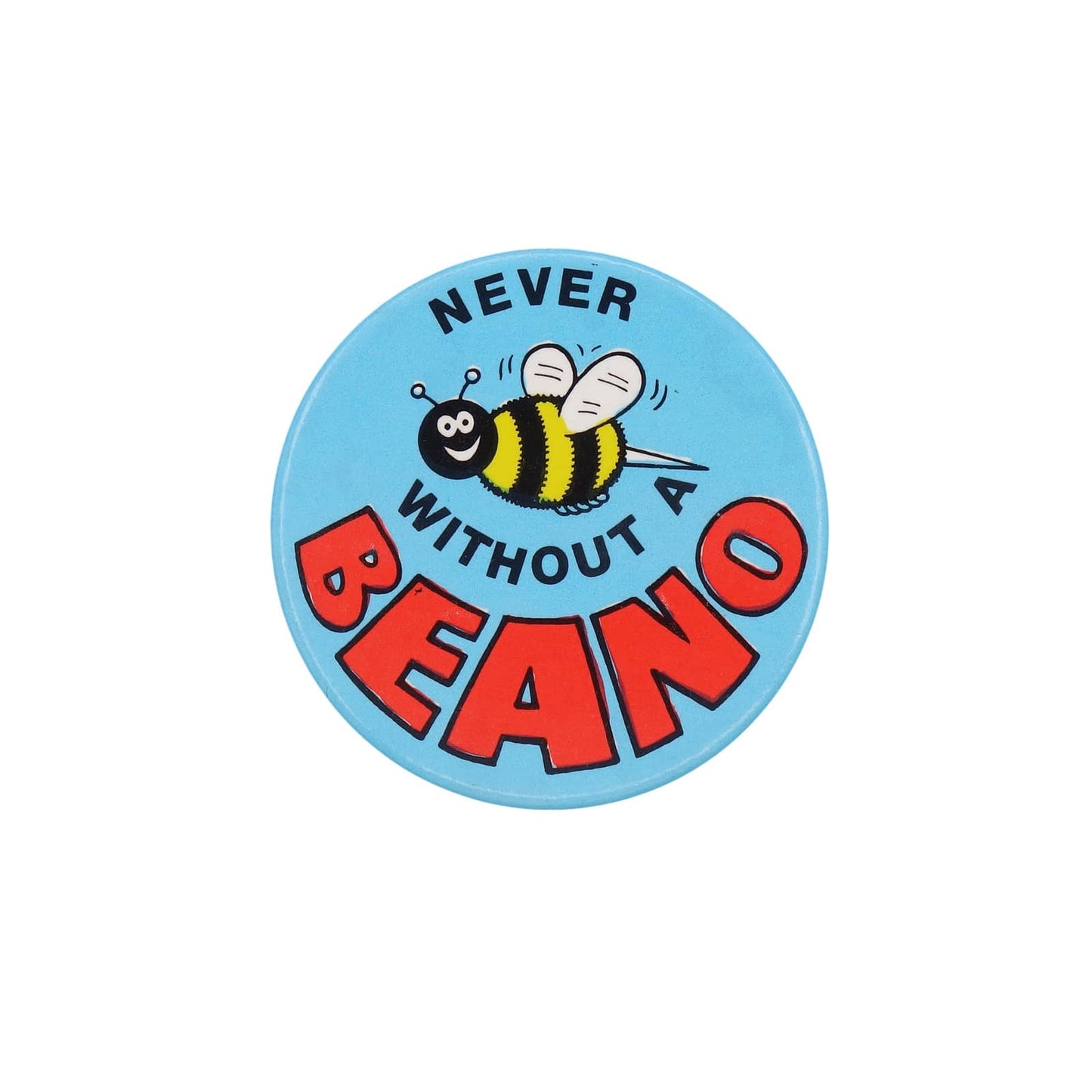 NEVER WITHOUT A BEANO 缶バッジ バッチ ミツバチのキャラクター