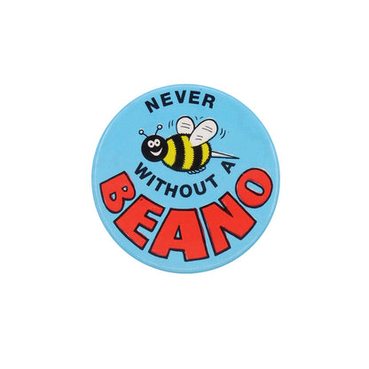 NEVER WITHOUT A BEANO 缶バッジ バッチ ミツバチのキャラクター