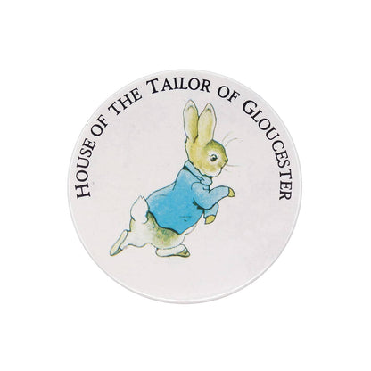 ピーターラビット HOUSE OF THE TAILOR OF GLOUCESTER 缶バッジ