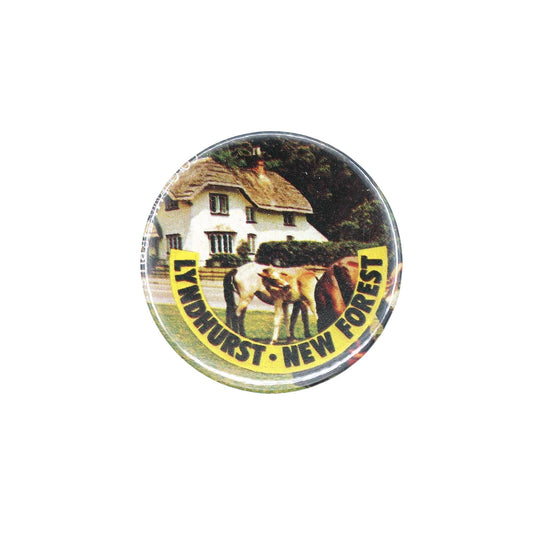 LYNDHURST リンドハースト NEW FOREST ニューフォレスト ポニー 缶バッジ バッチ
