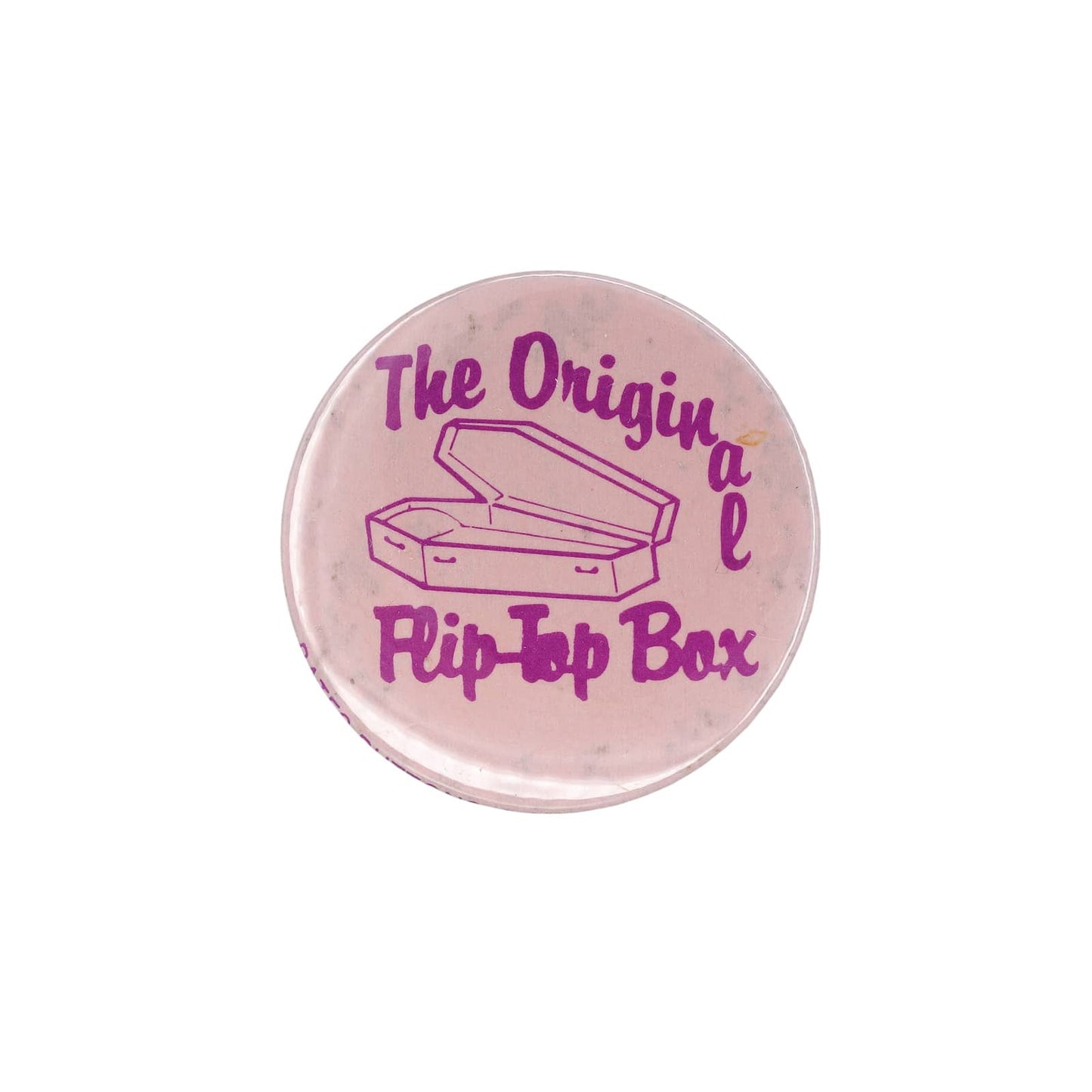 The Original Flip-Top Box 缶バッジ バッチ 棺桶 禁煙