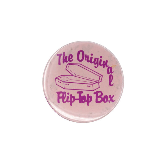 The Original Flip-Top Box 缶バッジ バッチ 棺桶 禁煙