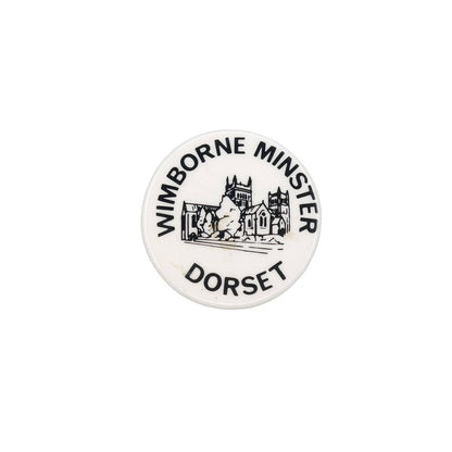 WIMBORNE MINSTER ドーセット州 ウィンボーン・ミンスター 缶バッジ バッチ
