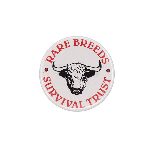 牛 Rare Breeds Survival Trust 缶バッジ バッチ