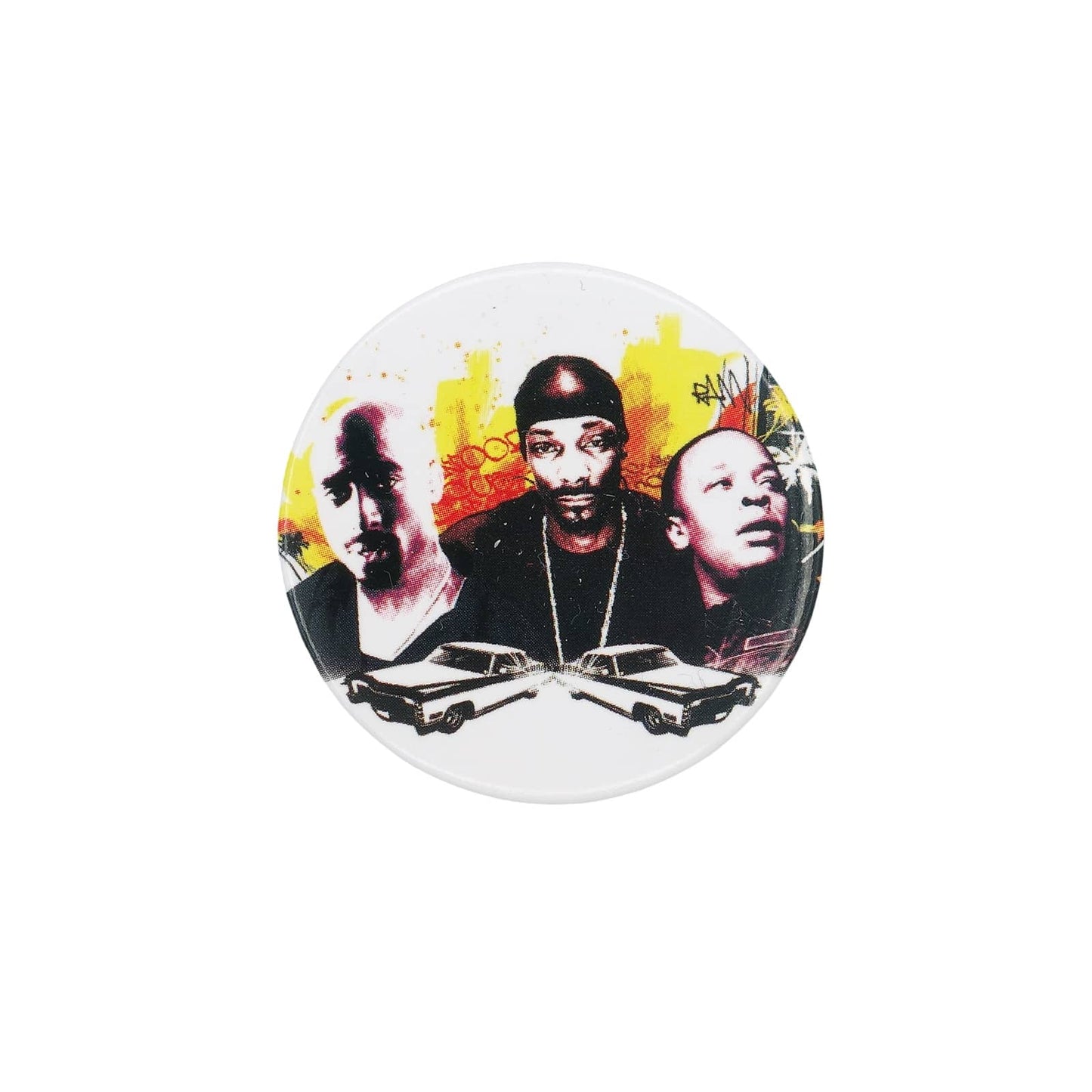 2Pac Snoop Dogg Dr.Dre 缶バッジ 缶バッチ ヒップホップ ラッパー