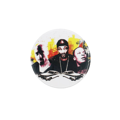 2Pac Snoop Dogg Dr.Dre 缶バッジ 缶バッチ ヒップホップ ラッパー
