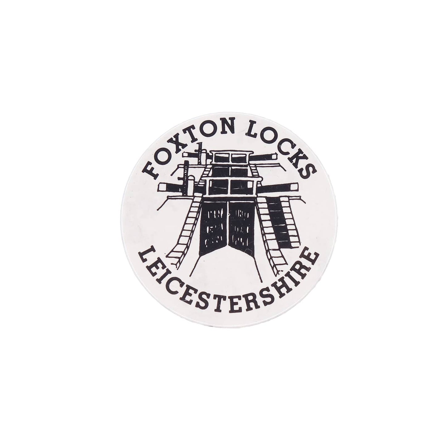 FOXTON LOCKS フォクストン閘門 缶バッジ バッチ LEICESTERSHIRE