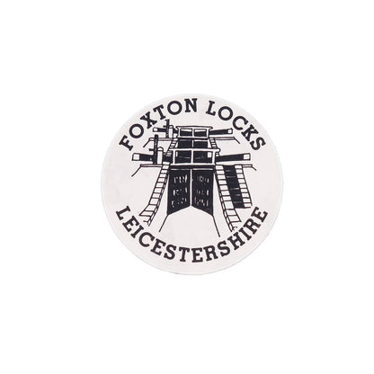 FOXTON LOCKS フォクストン閘門 缶バッジ バッチ LEICESTERSHIRE