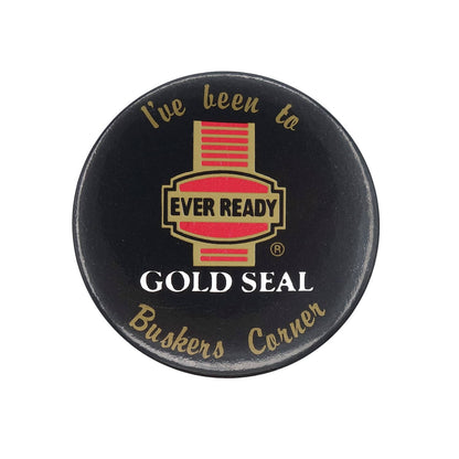 EVER READY 乾電池 GOLD SEAL 缶バッジ バッチ ストリート音楽