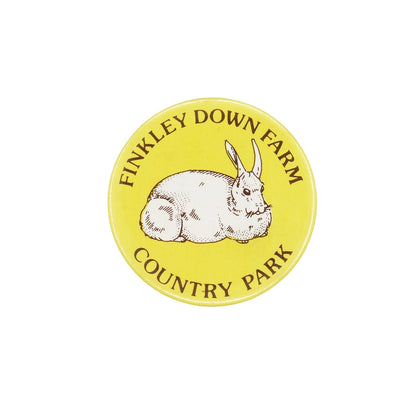 FINKLEY DOWN FARM フィンクリー・ダウン・ファーム 兎 缶バッジ バッチ