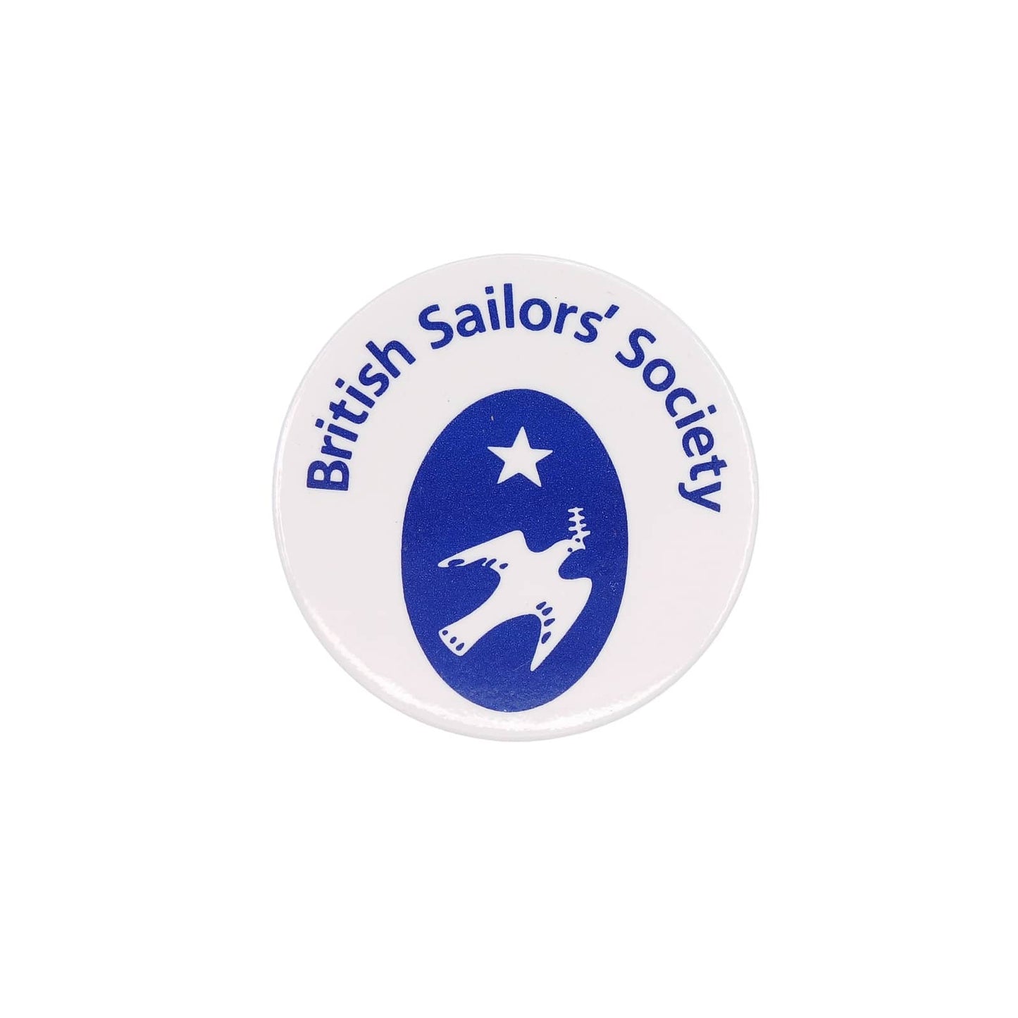 British Sailors' Society 缶バッジ バッチ 鳩と星