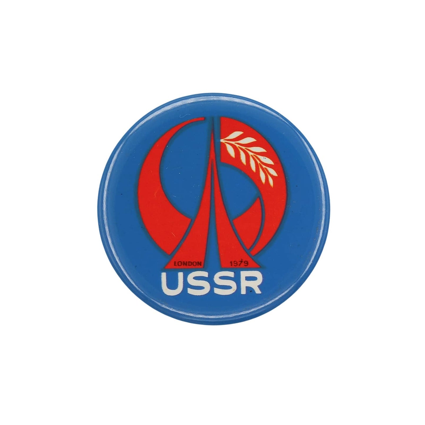USSR National Exhibition 1979 ビンテージ 缶バッジ バッチ