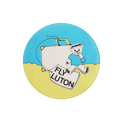 FLY LUTON ロンドン・ルートン空港 缶バッジ バッチ