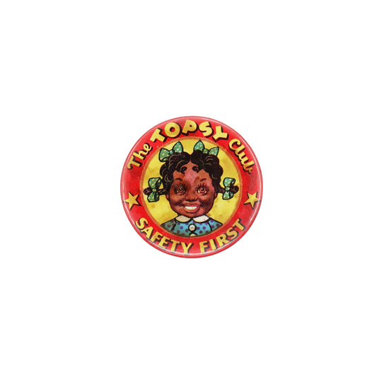 The TOPSY Club 缶バッジ バッチ SAFETY FIRST ビンテージ