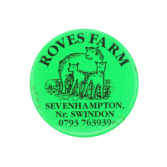 ROVES FARM 羊の親子 缶バッジ バッチ 観光牧場