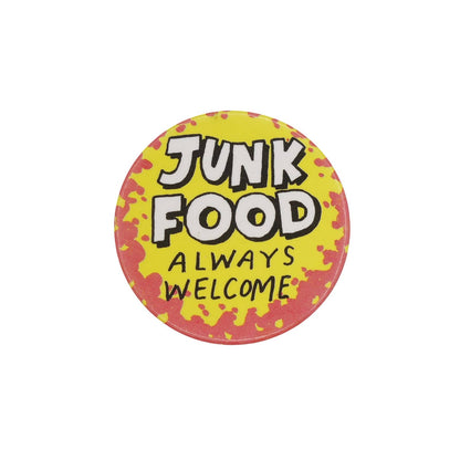 JUNK FOOD ALWAYS WELCOME 缶バッジ バッチ