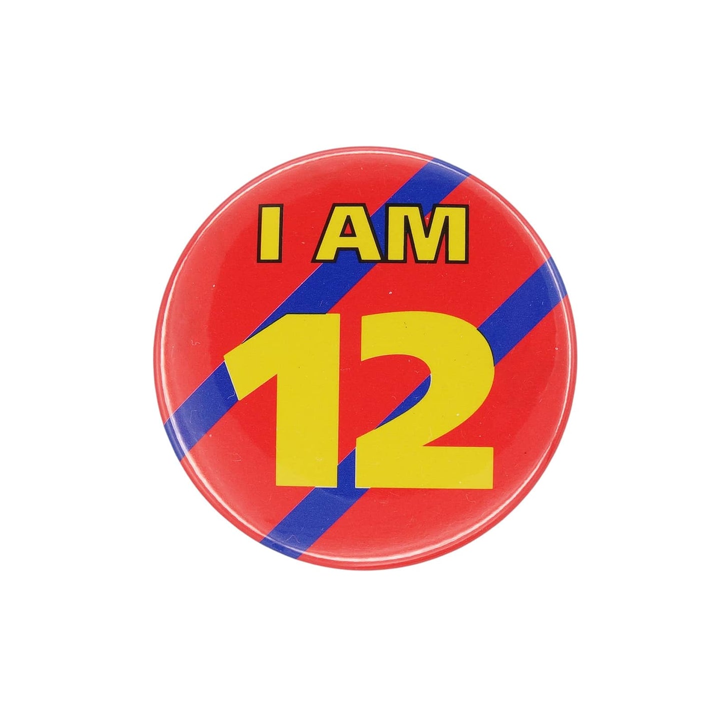 I AM 12 缶バッジ バッチ 12歳 誕生日