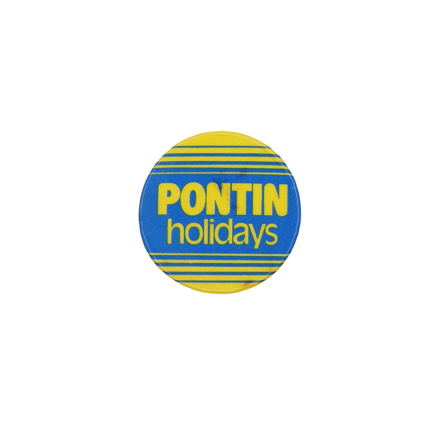 PONTIN holidays 缶バッジ バッチ ホリデーパーク
