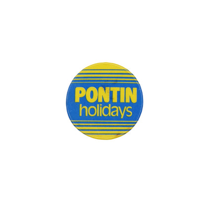 PONTIN holidays 缶バッジ バッチ ホリデーパーク