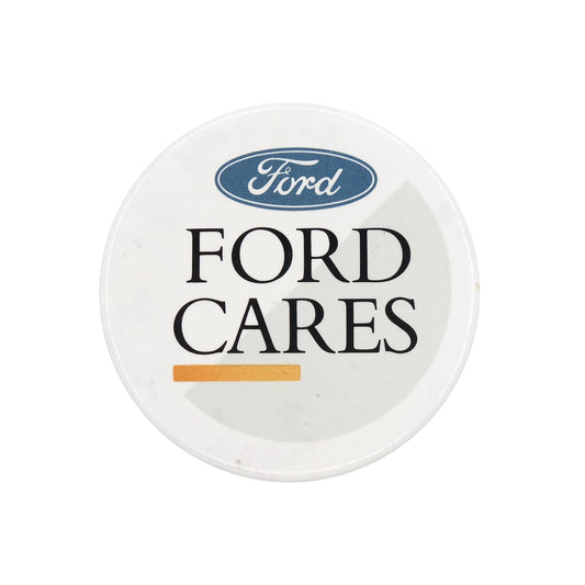 自動車メーカー Ford フォード 缶バッジ バッチ FORD CARES