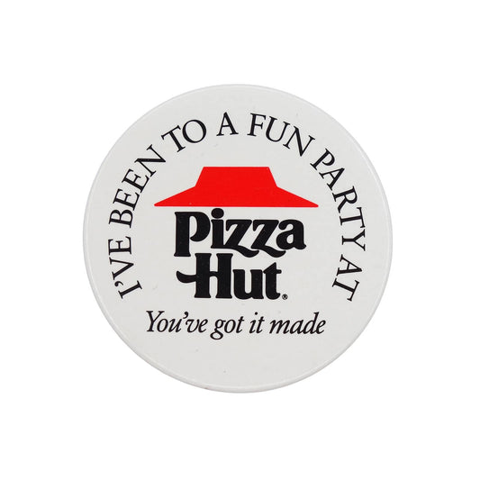 ピザハット I'VE BEEN TO A FUN PARTY AT Pizza Hut. 缶バッジ