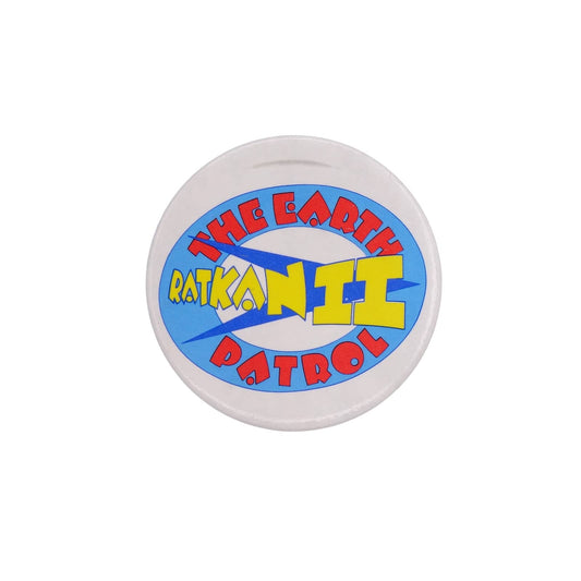 THE EARTH PATROL RATKAN II 缶バッジ レトロ 缶バッチ